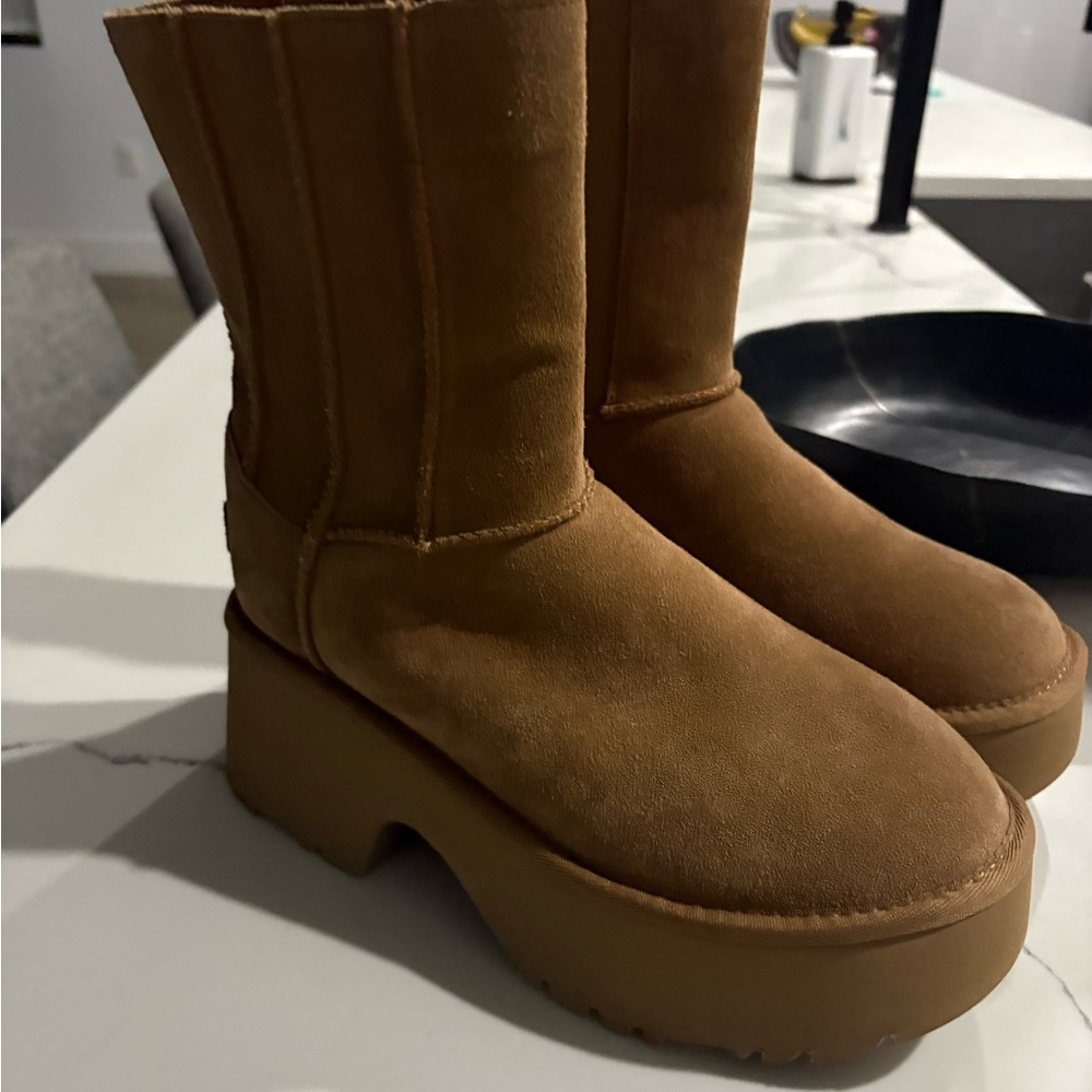 UGG Women's brown/chestnut classic twin seem boots - Picture 5 of 15